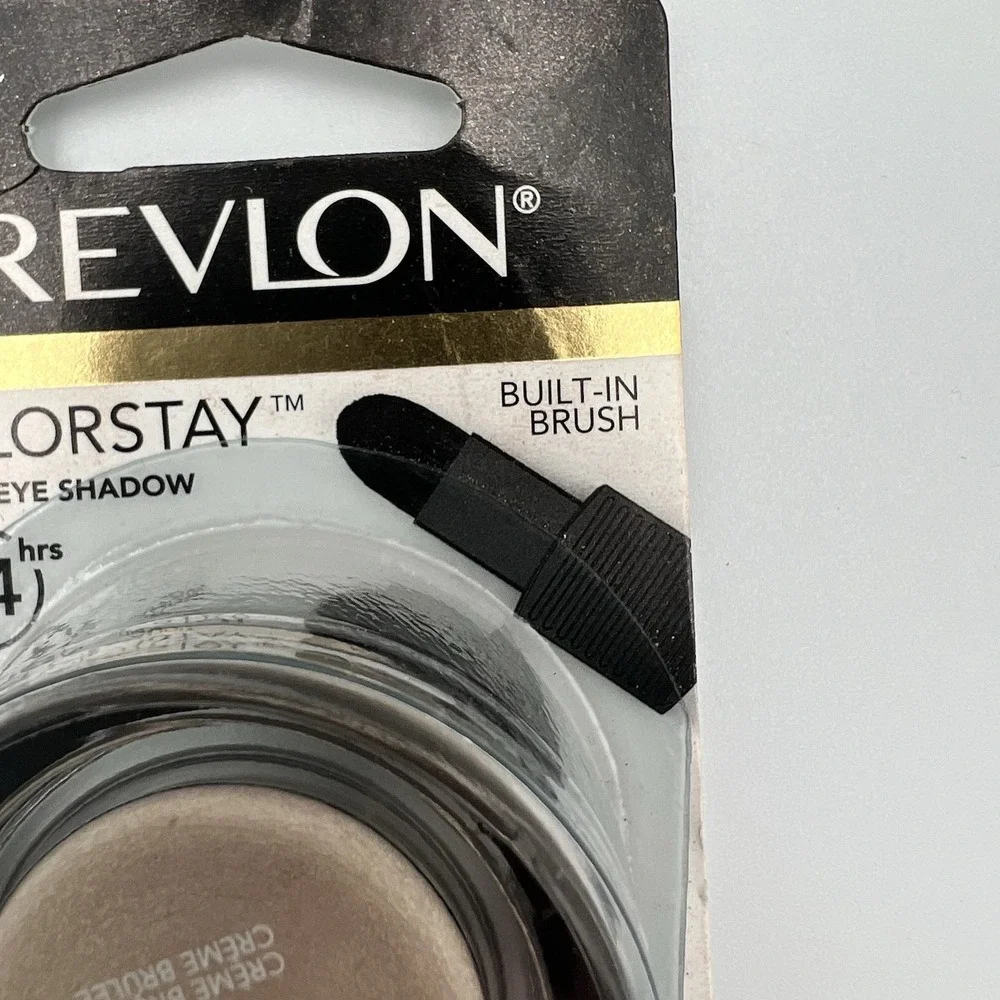 NEW Revlon Colorstay Creme Eye Shadow‎ Creme 705 Brulee Waterproof Brush 0.18 oz